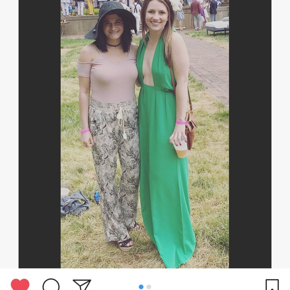 ASOS Halter jumpsuit 💚WORN ONCE!